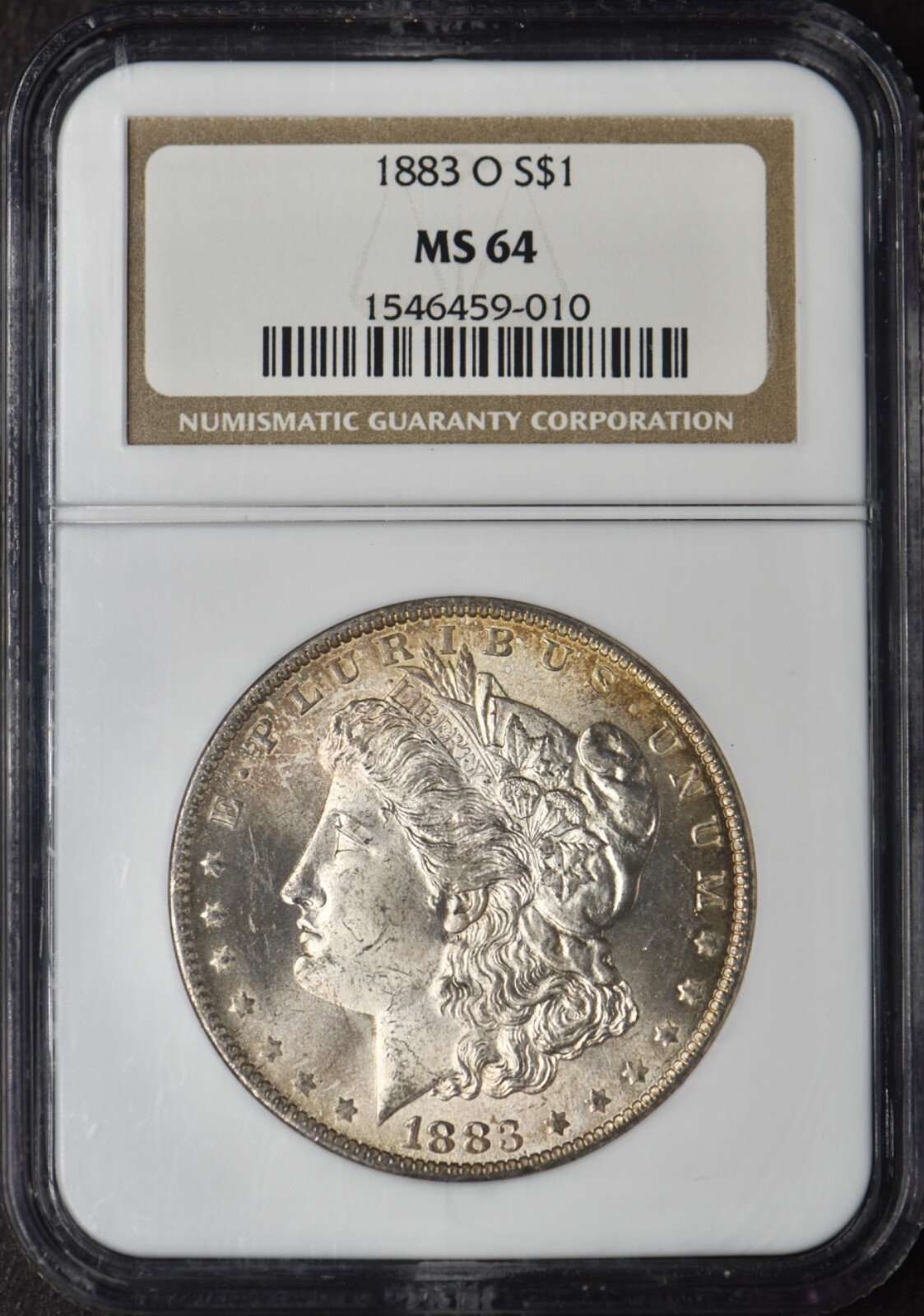 1883-O Morgan Silver Dollar NGC MS64 Hot 50 VAM-36A Partial E REV - ✪COINGIANTS✪