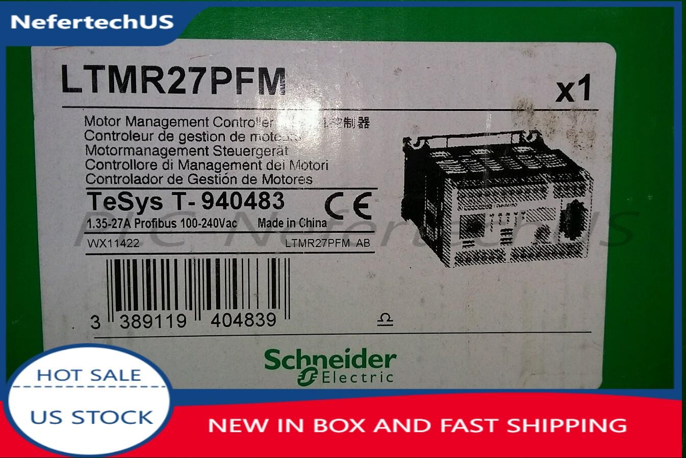 LTMR27PFM Telemecanique 100-240VAC Motor Controller Profibus