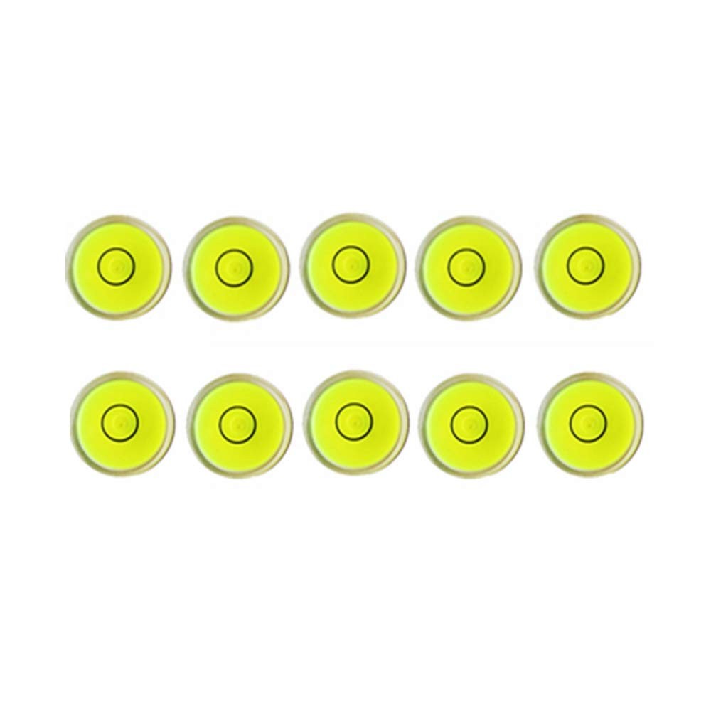 10pcs Bubble Spirit Level Degree Mark, 10x6mm Mini Circular Bullseye 10x6 Mm