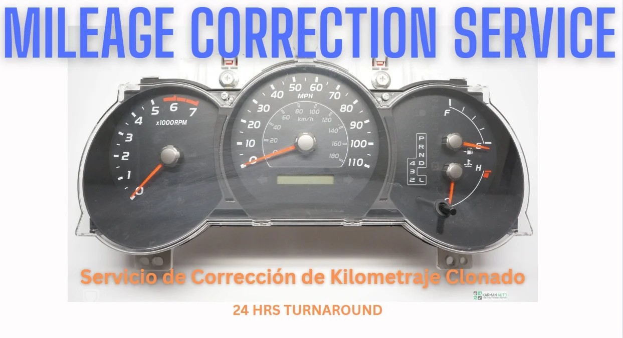 Toyota Camry Instrument Cluster Mileage Correction Service