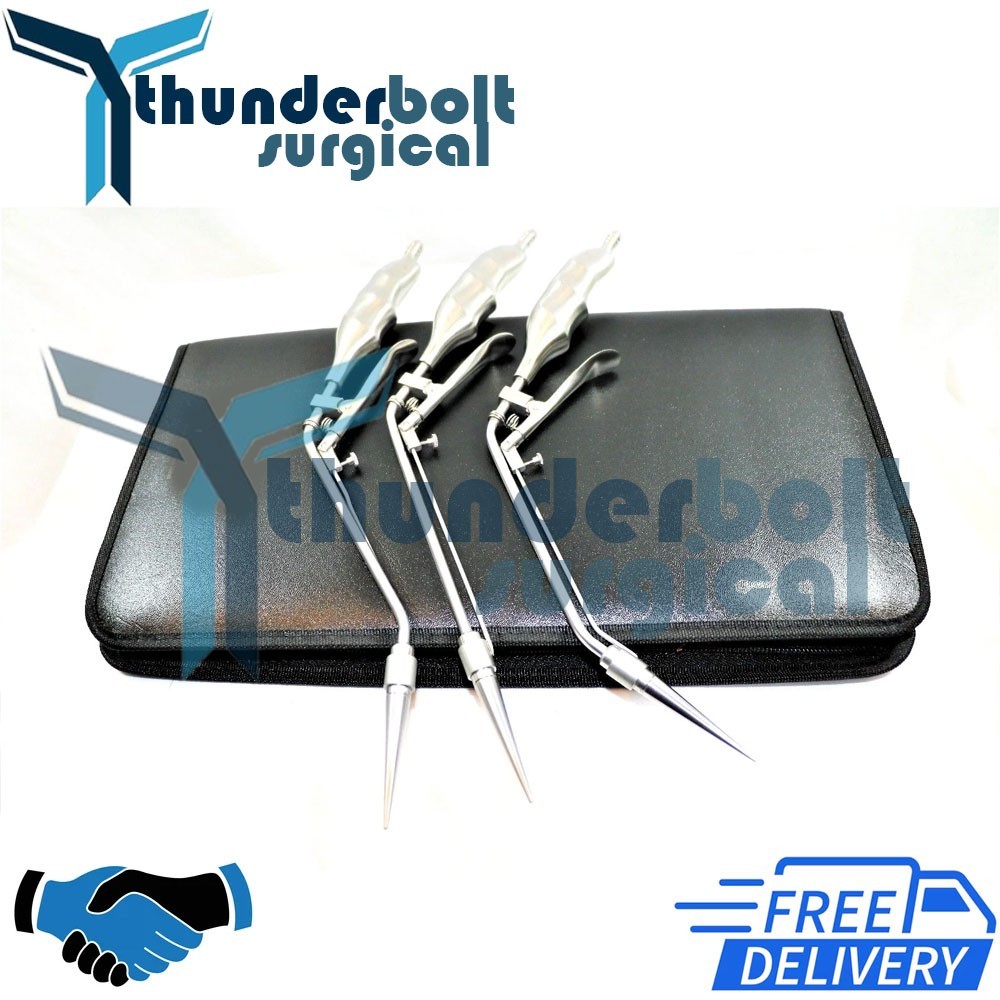 NEW SET OF 3 Hemorrhoid Suction Ligator Rectal Surgical Instrument-PREMIUM