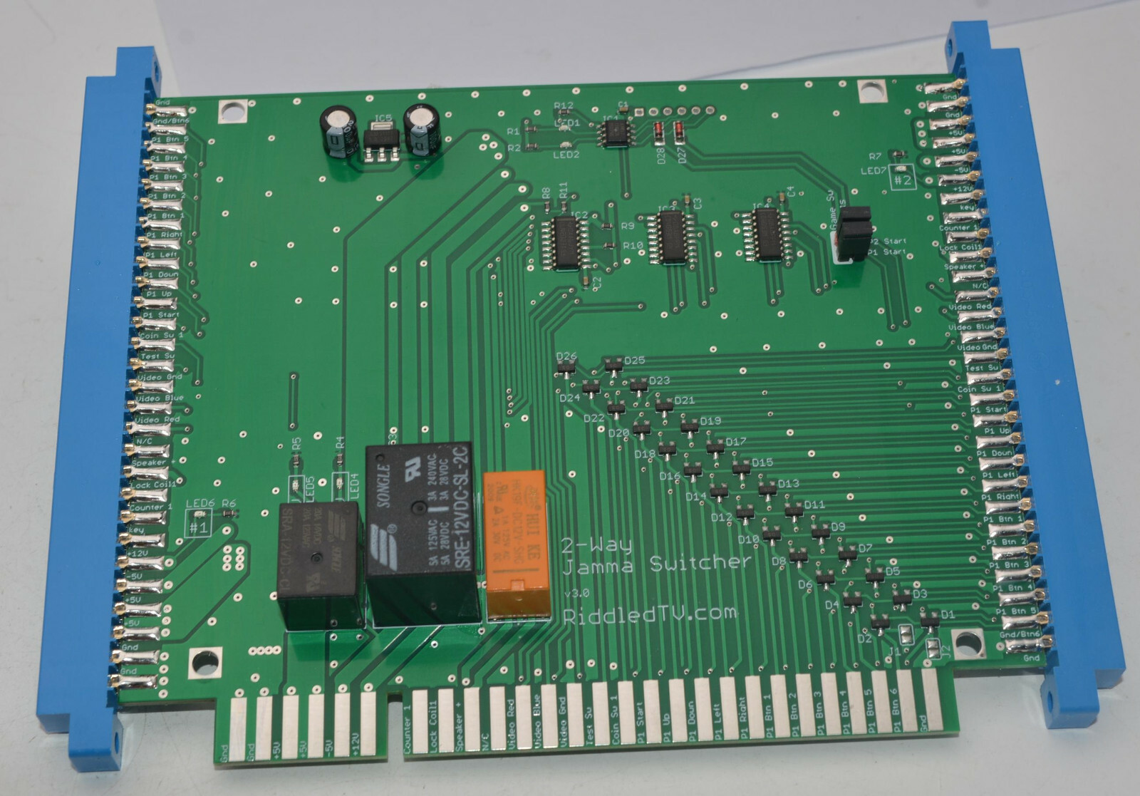 2Way Jamma Arcade Switcher, no remotes needed, Designed by RiddledTV