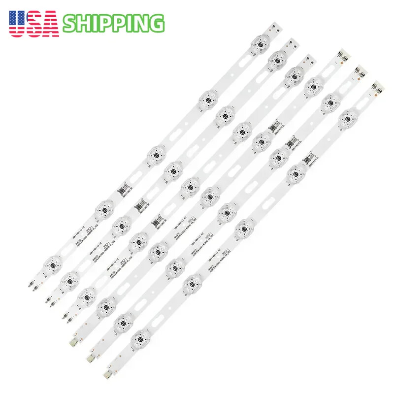 Samsung UN43TU7000FXZA LED Backlight Strip Set (6) BN96-50319A BN96-50320A