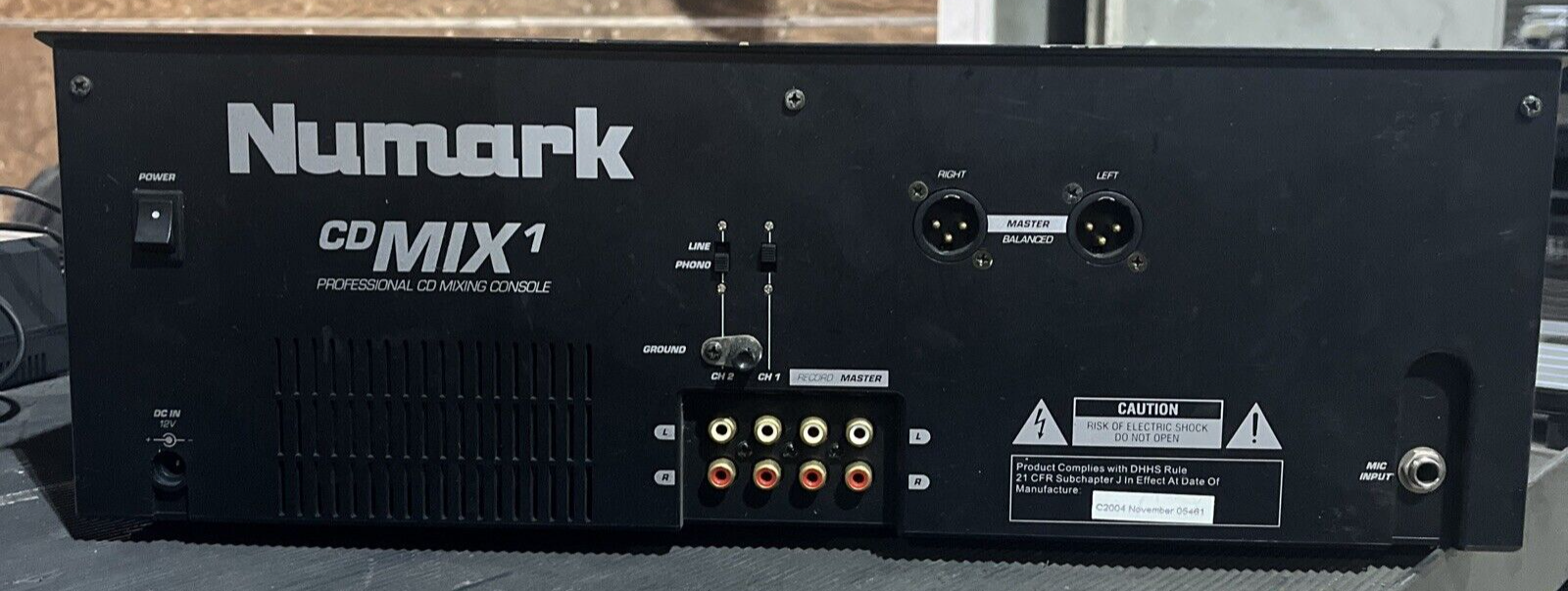 NUMARK CD MIX 1 DUAL CD DJ MIXER PLAYER