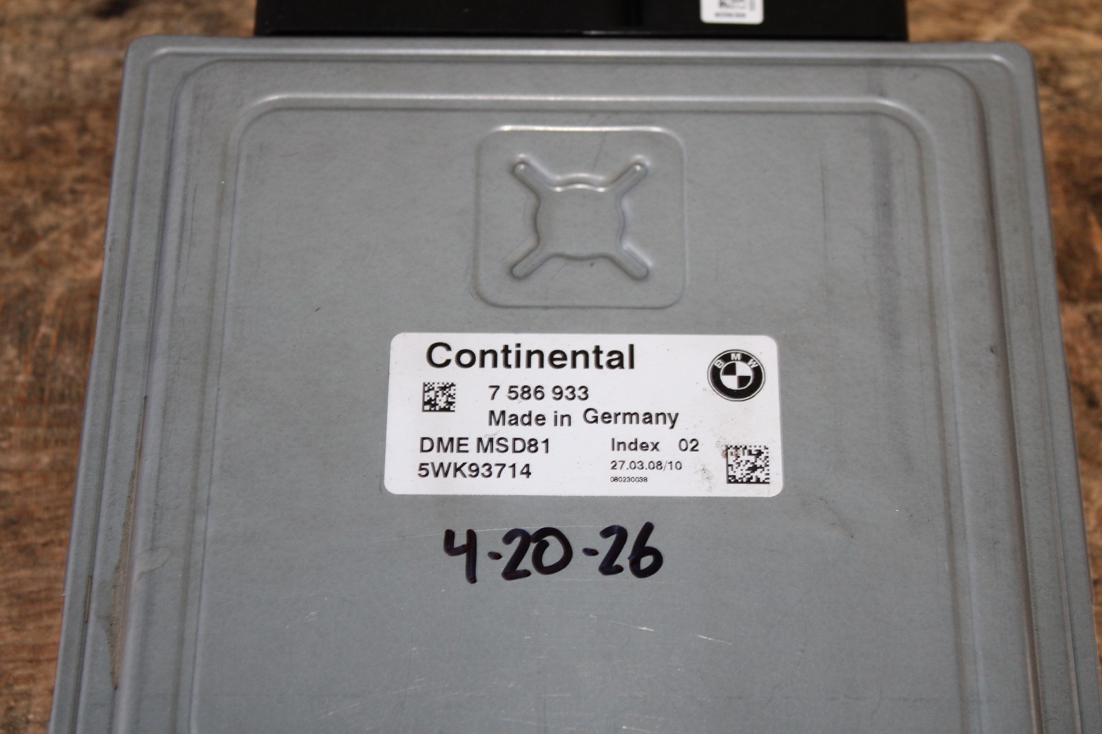 OEM BMW E82 E88 E90 E92 E93 DME ECU N54 Engine Computer Control MSD81