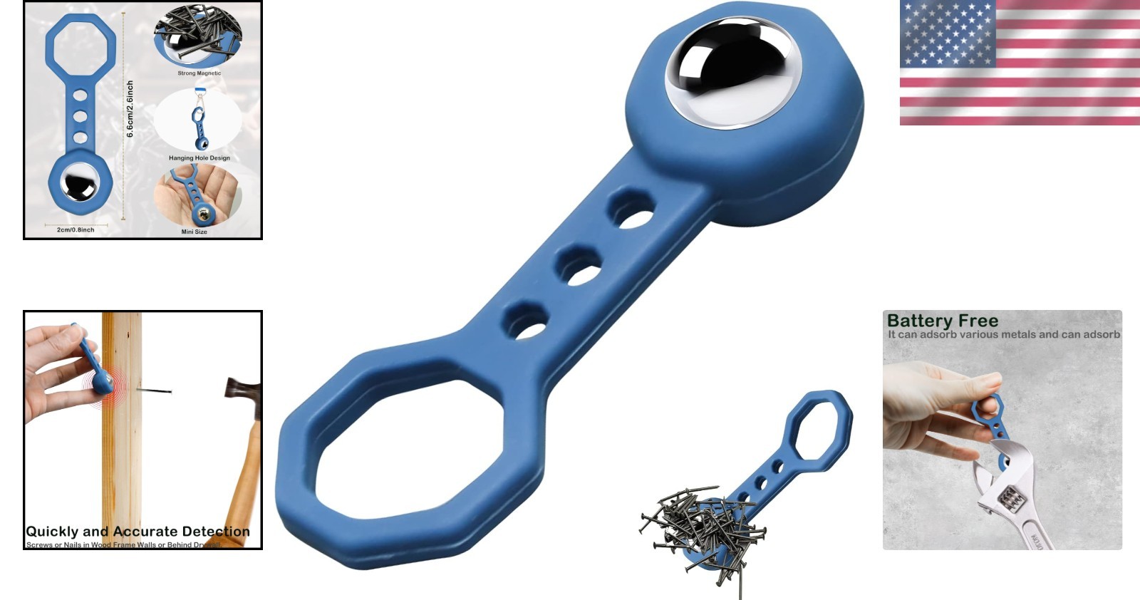 Durable Magnetic Stud Finder - Perfect for DIY & Professional Projects