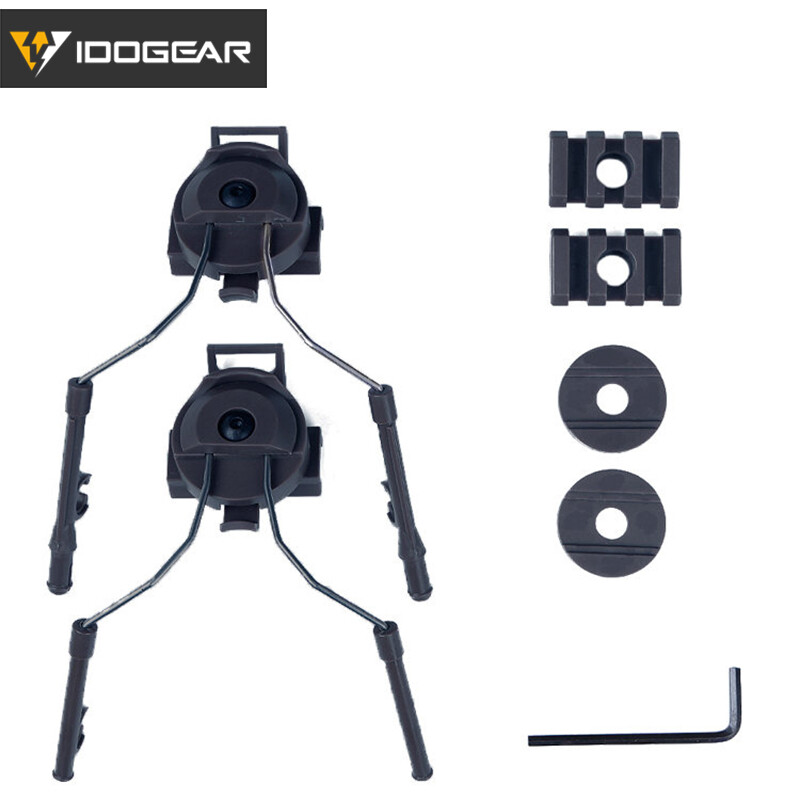 IDOGEAR Tactical Helmet Rail Adapter Set Ops-Core FAST Helmet ARC Rail Paintball