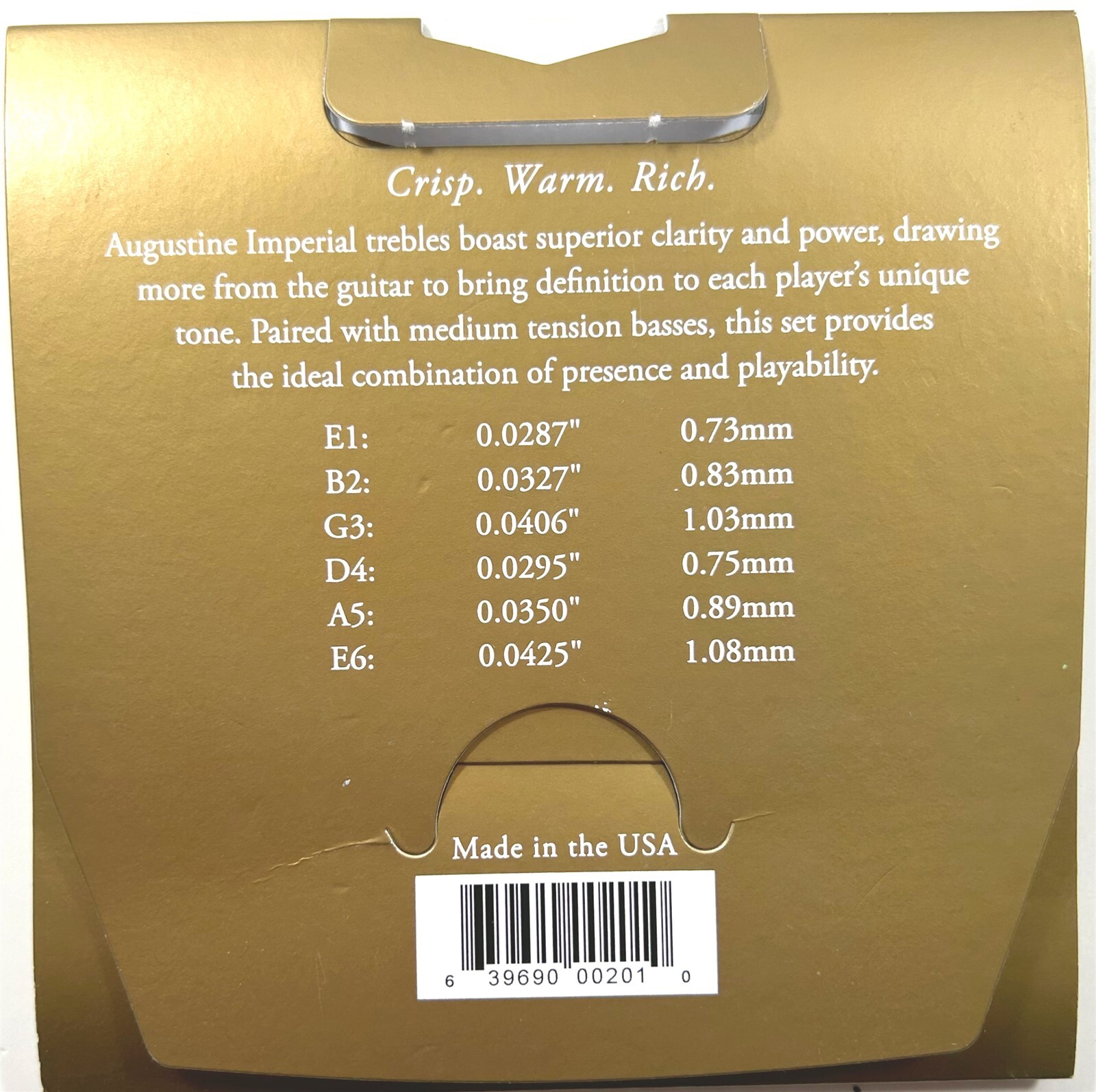Augustine Guitar Strings Classical Imperial Red Medium Tension 527A