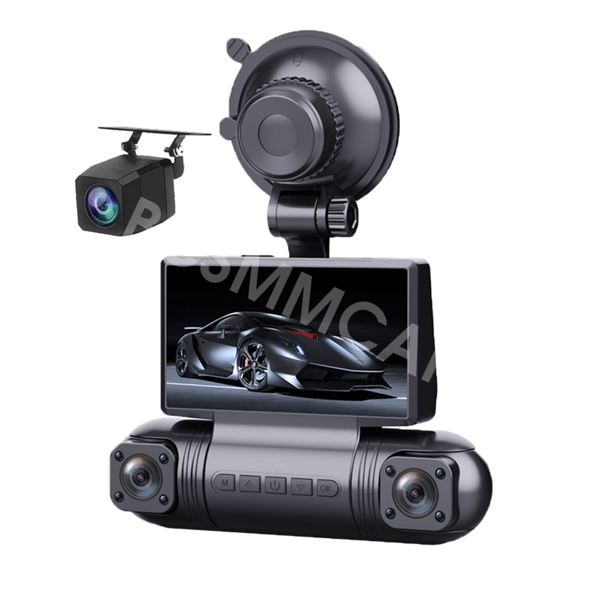 Car 4 Channels Dash Cam WiFi HD 1080P DVR Video Recorder Camera Loop Recording