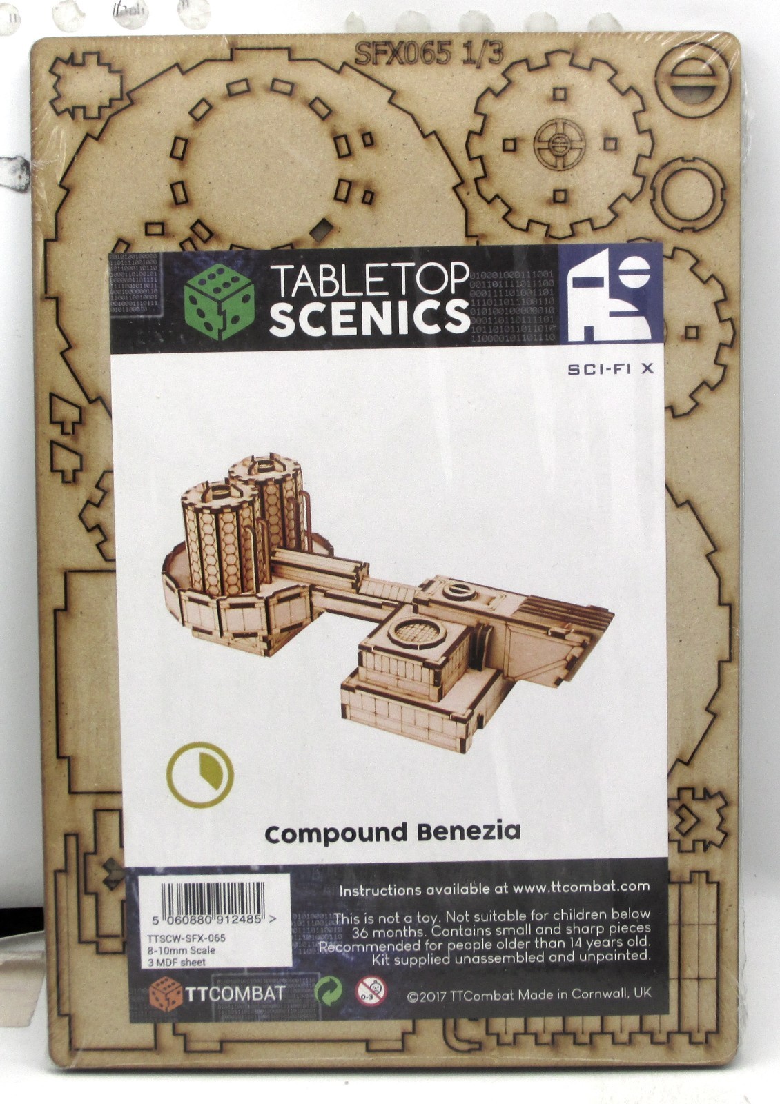 TTCombat TTSCW-SFX-065 Compound Benezia (Sci-Fi X) 10mm Terrain Kit Silos Plant