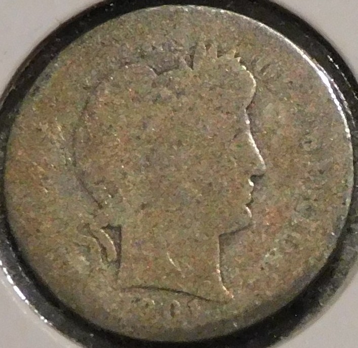 Silver Dime - Barber - 1901-O (Lowball)