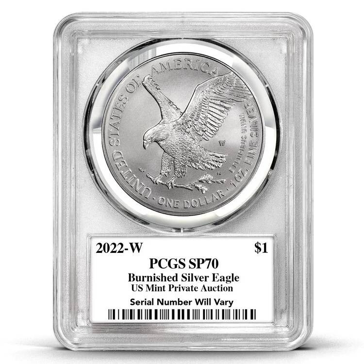 2024W Ultra Breaks HEATWAVE Silver Eagle Burnished PCGS SP70 Coin Mystery Pack