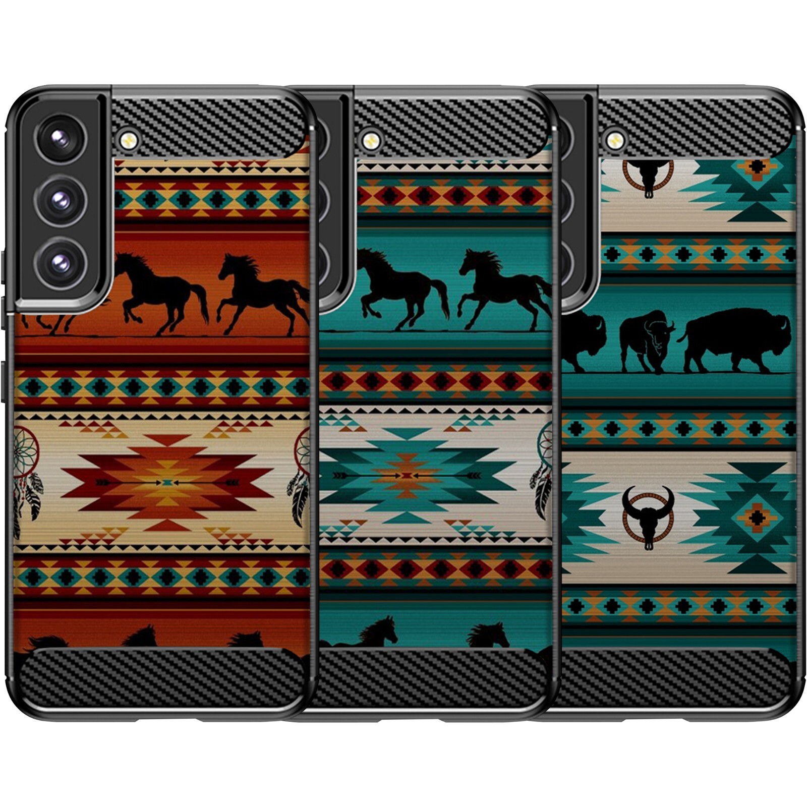 For Samsung Galaxy S25/S21/S22/S23/S24 Ultra Western Flexible TPU Case