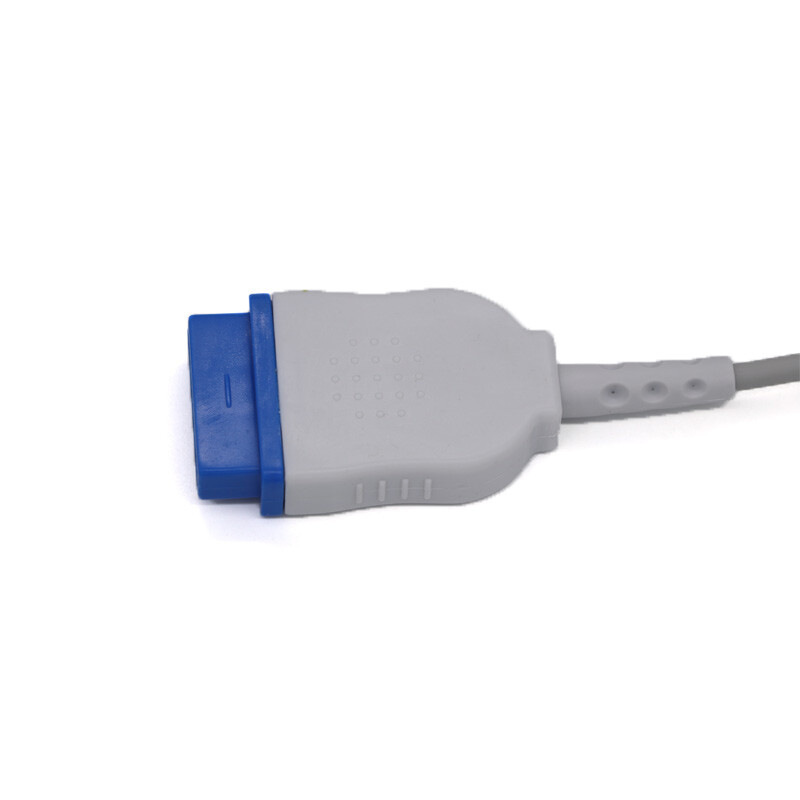 2Pcs 11pin Female SpO2 Sensor Extension Adapter Cable Fit For Nellcor Module/GE