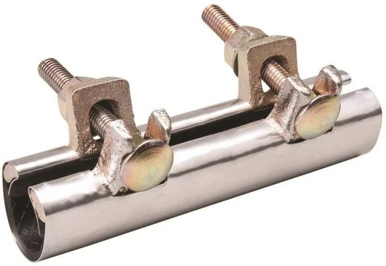 NEW B&K 160-704 3/4" X 6" STAINLESS STEEL RUBBER BOLT PIPE REPAIR CLAMP 6953202