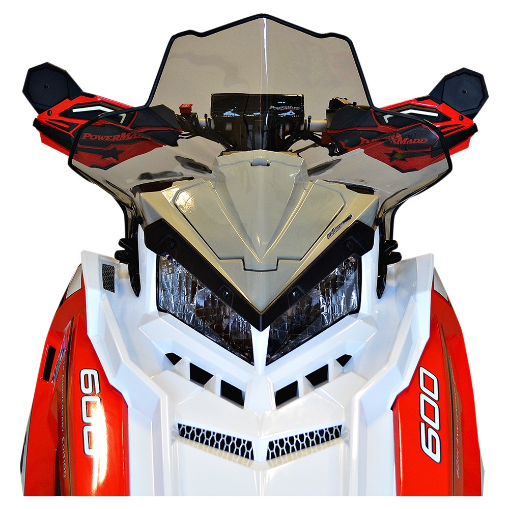 Powermadd Cobra Windshield-16in.-Tinted for 2016-2019 Polaris 800 SwitchBack