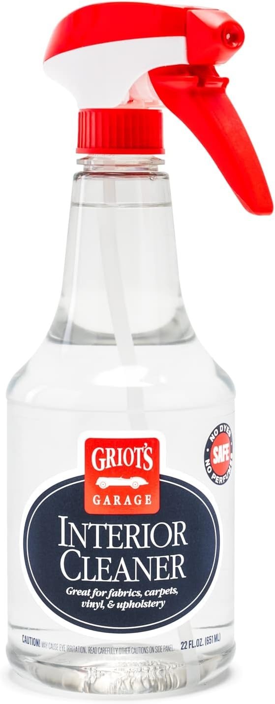 New Griot's Garage Interior Cleaner Spray 22 Oz Car Upholstery & Vinyl Cleaner