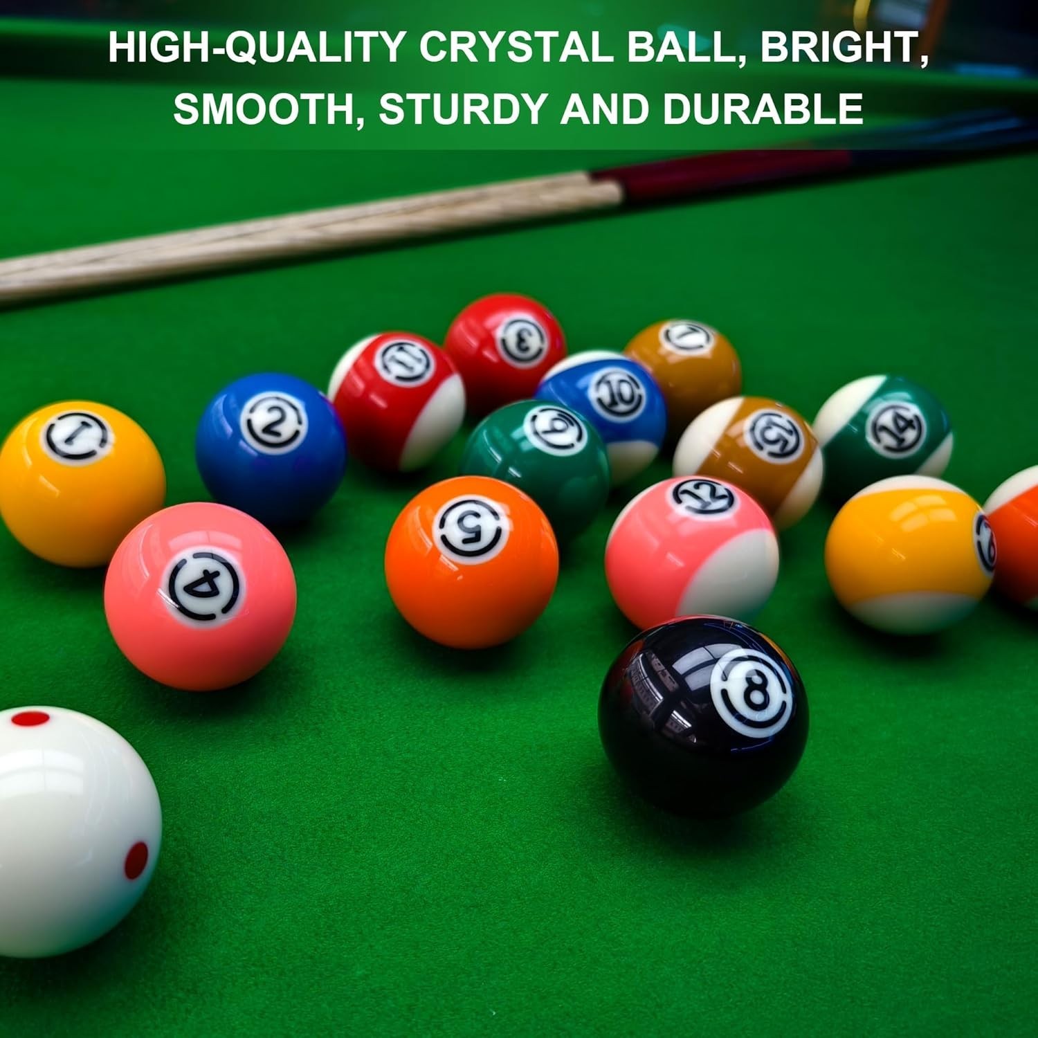 High-Performance 16-Piece Billiard Balls - Regulation Size & Quality Assured