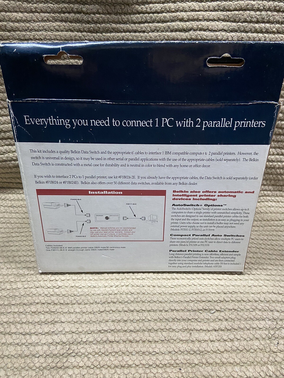 Belkin Data Transfer Switch F1B024-E