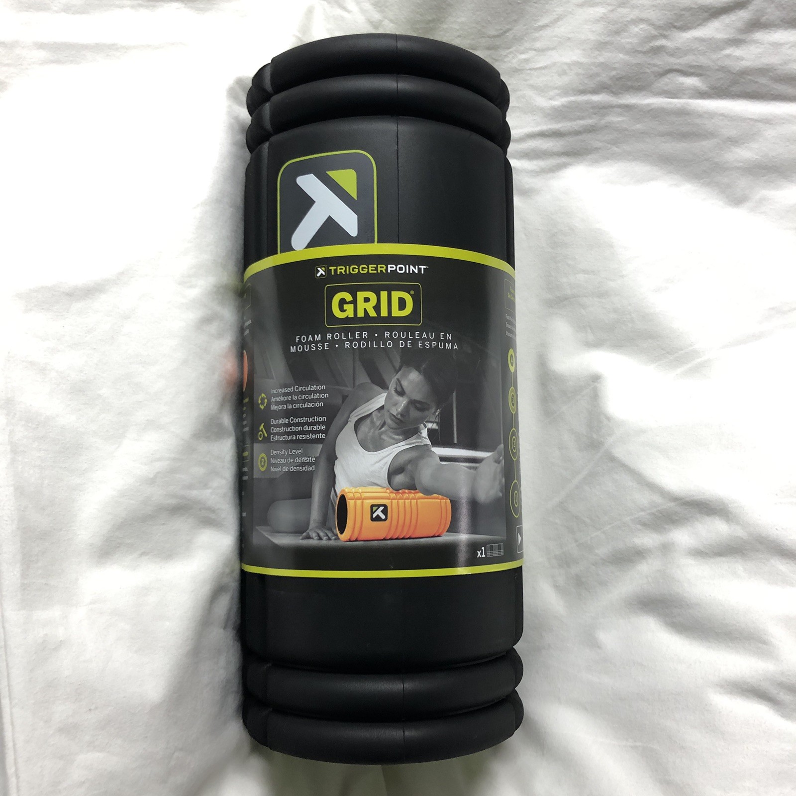 Trigger Point Performance GRID 00201 Level 2 Black Foam Roller TPT-GRDBW NEW
