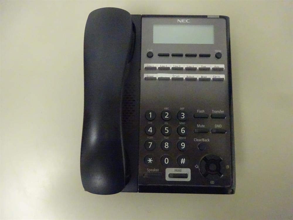 NEC SL2100 IP7WW-12TXH-B1 BE117451 12 Button Display Speaker Telephone Black