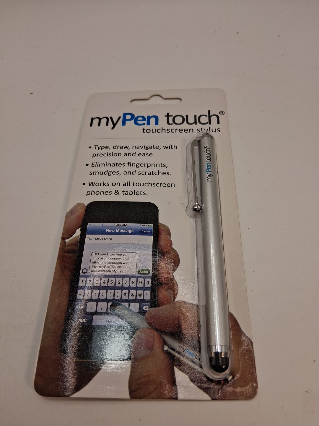 myPen Touch Capacitive Stylus for Cell Phone Tablet iPad Surface - New