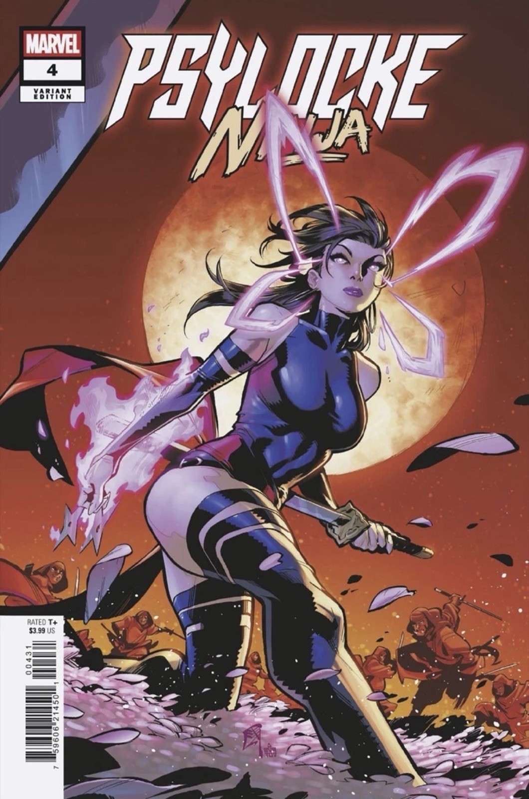 PSYLOCKE: NINJA #4 C.F. VILLA VARIANT MARVEL COMICS 2026