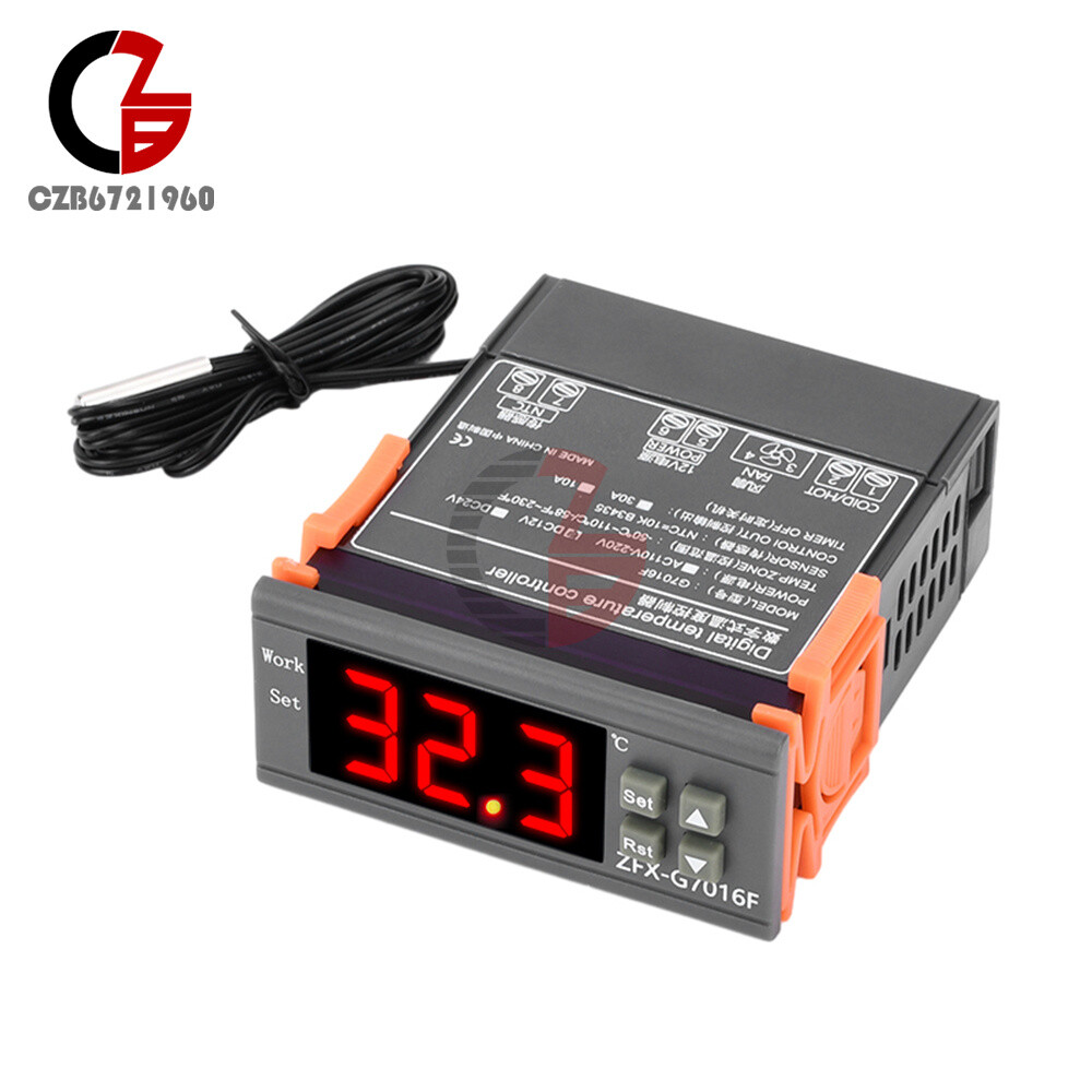 G7016F Digital Intelligent Temperature Controller NTC Probe  -50 ℃~110 ℃ 12V/24V