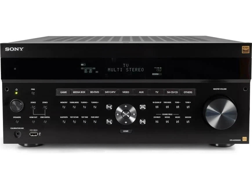 Sony Premium ES STR-AZ3000ES 9.2-Channel 8K UHD AV Receiver - Sony Refurbrished