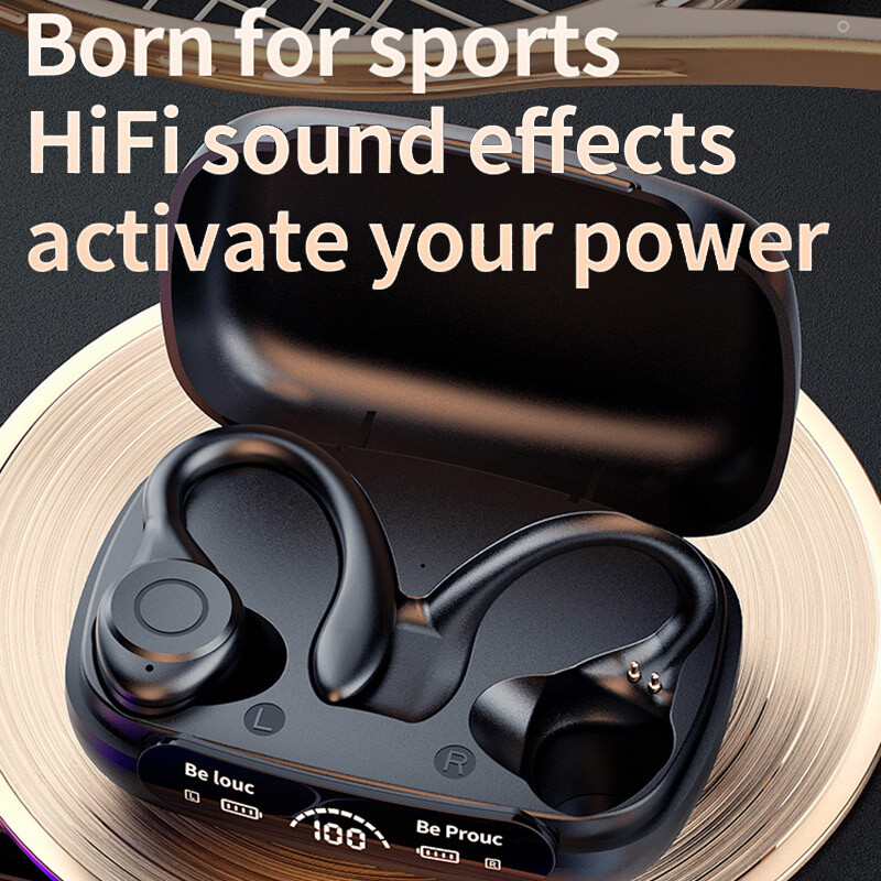 Sports Earhook Earbuds Headsets Bluetooth Wireless for iPhone/Android Cellphone