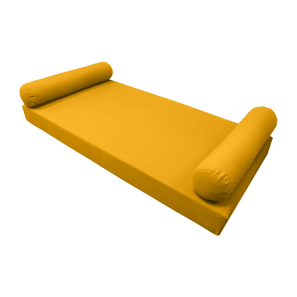 |SLIPCOVER ONLY|S5 Daybed Mattress Bolster Pillow Cover Knife Edge Queen AD108