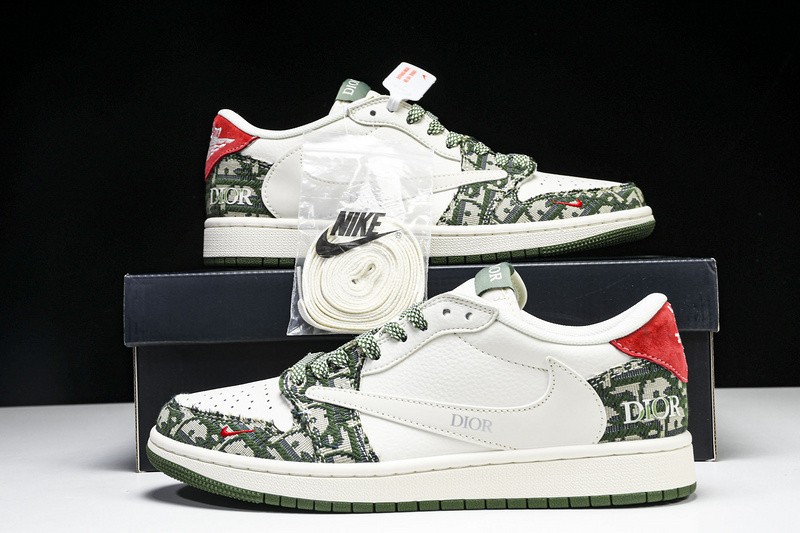 AJ 1 Retro Low OG SP Collab White/Grey XY2688-114 Men's Shoe Sizes 4-11