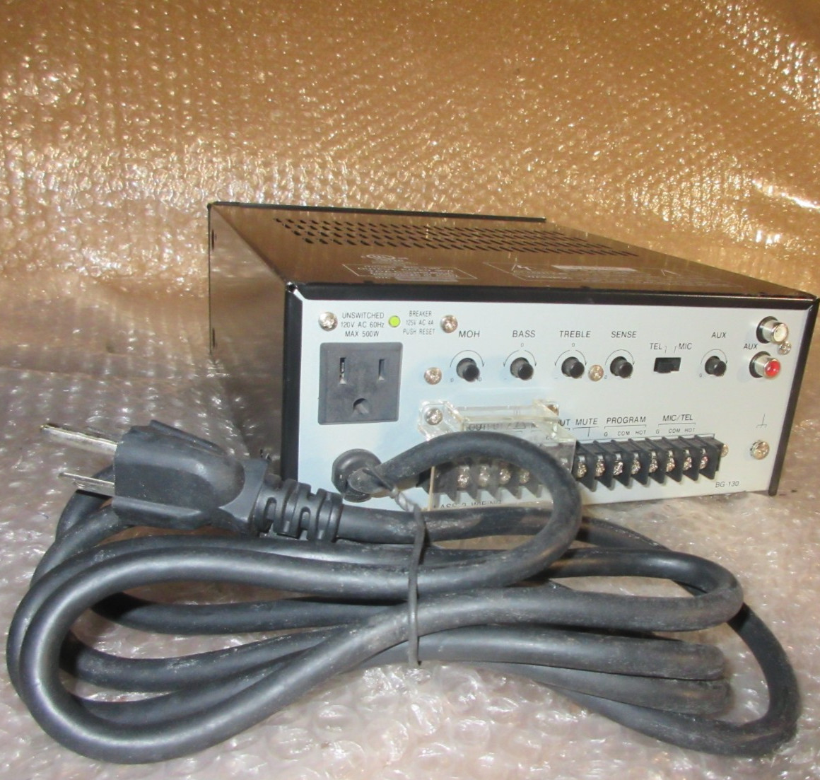 TOA BG-130 Mixer Integrated Amplifier