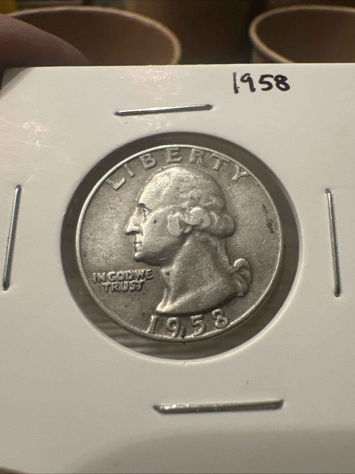 1958 Washington Silver Quarter 25c