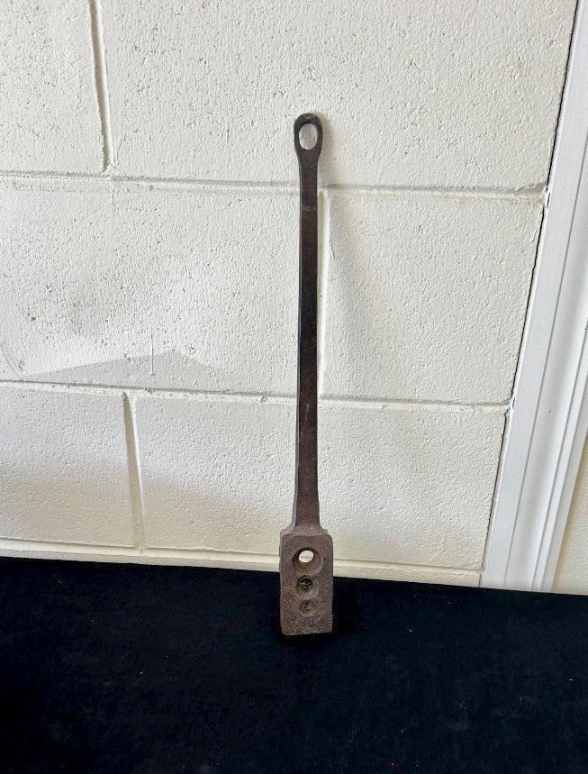 Antique BLACKSMITH NAIL BOLT RIVET HEADER tool 18 Inch Head Shaper Machine Shop