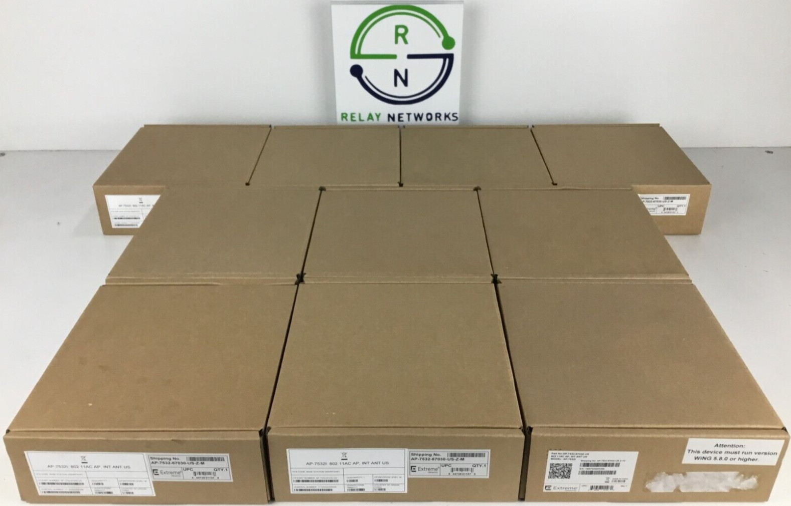 LOT OF 10 Extreme AP-7532I "NEW OPEN BOX" Access Points AP-7532-67030-US-B