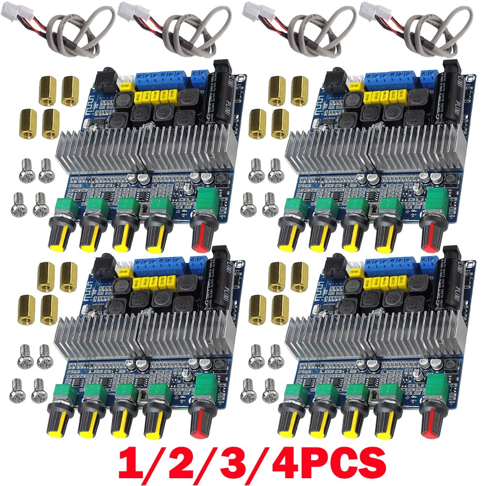 1-4Pc TPA3116 Power Amplifier Board Digital HIFI Module 12-24V 100W+50W+50W HOT