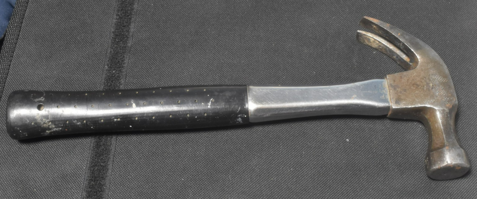 Rare unique Vintage Permabond metal handle rip hammer Unbranded Free delivery