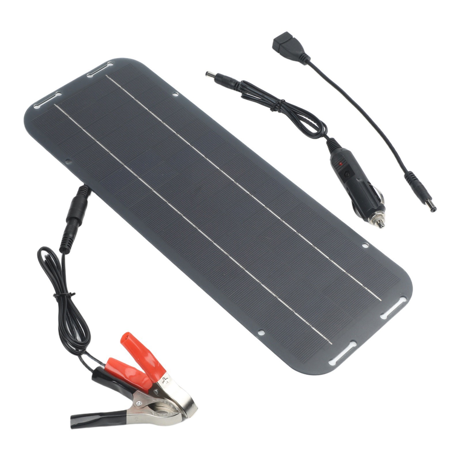 30W Solar Panel 18V Charging Camping Supply Doubles Output for current
