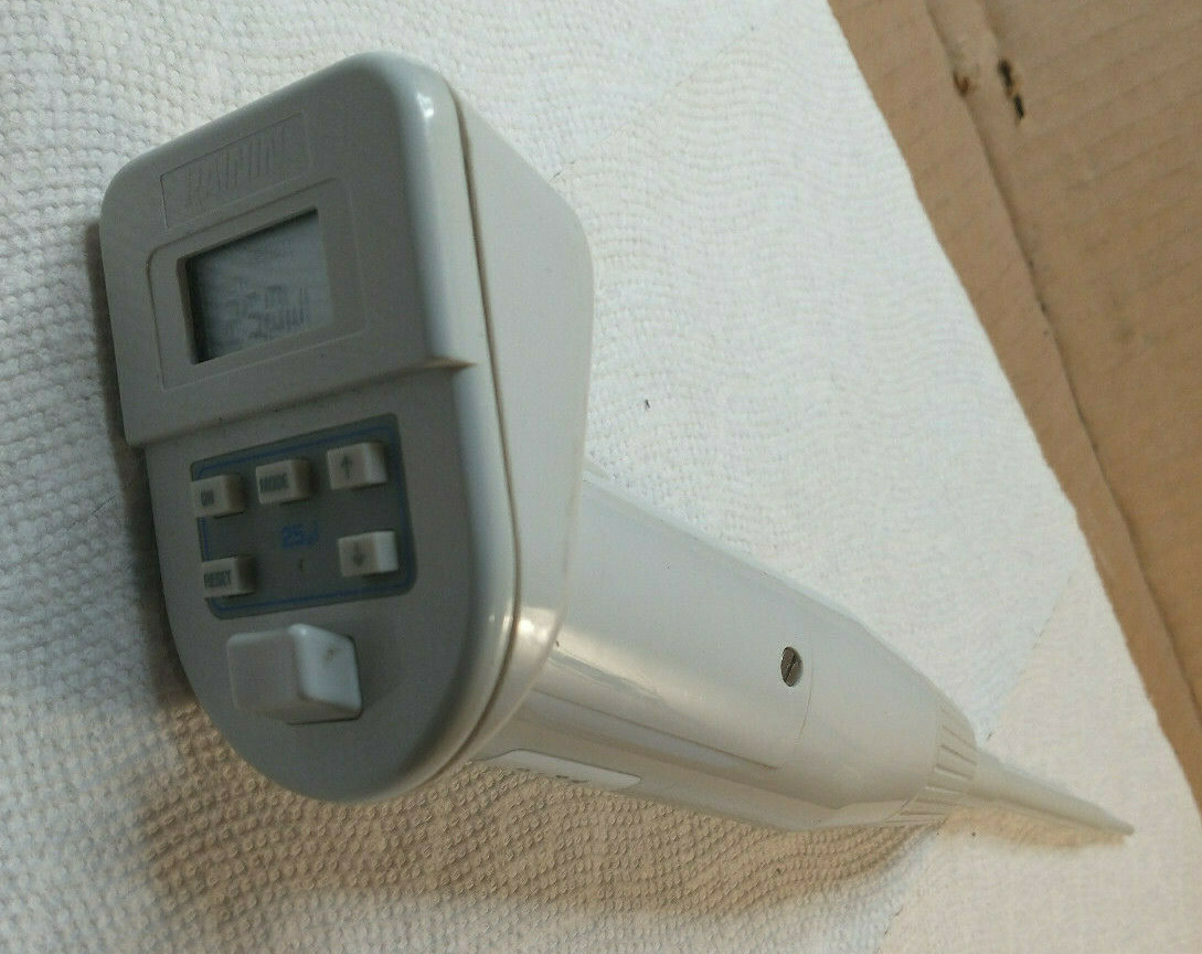 Rainin edp2 Single Channel Digital Electronic Pipette 5 - 25 ul - Fast Shipping