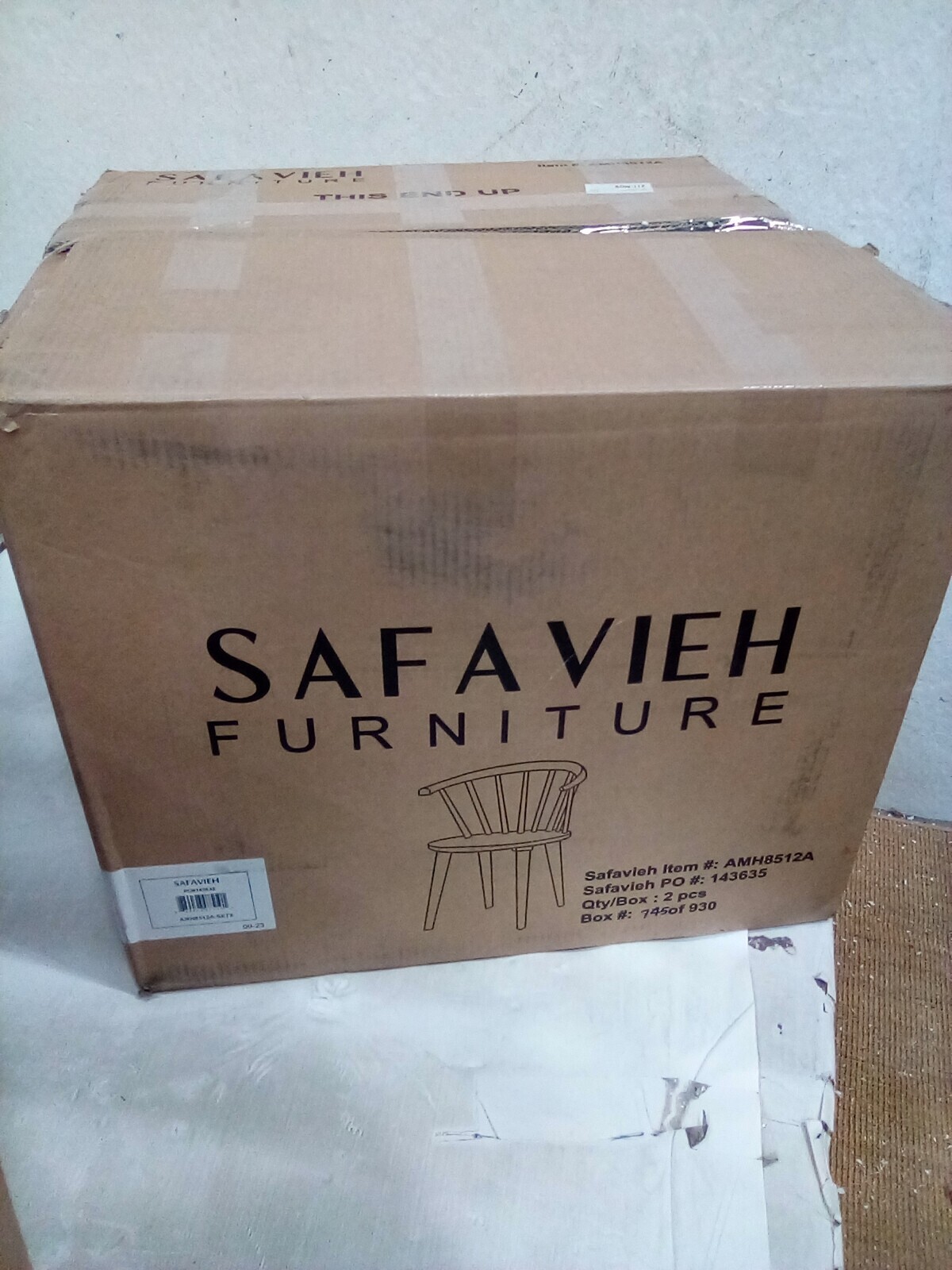 Safavieh BLANCHARD SIDE CHAIR, Reduced Price 2172728600 AMH8512A
