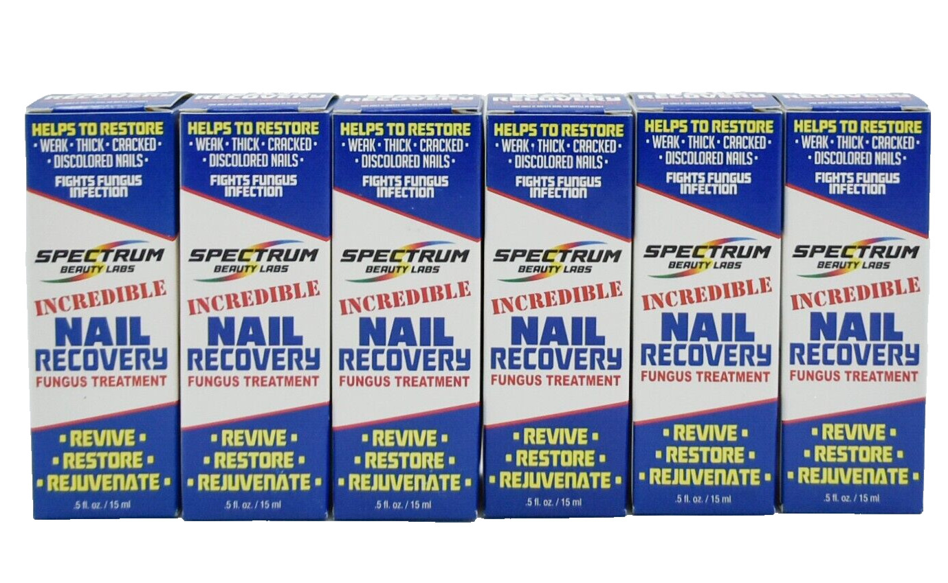 Spectrum Beauty Labs Nail recovery Fungus Treatment 0.5 fl oz/15 ml (6 Pack) NIB