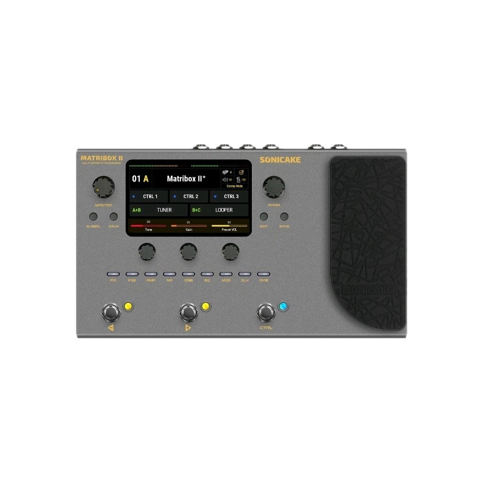 SONICAKE Matribox II Guitar Bass Amp IR Cabinets Expression Effect Pedal FX Loop