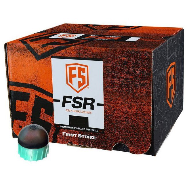 FSR First Strike Rounds - 300 Count FSR - Mint Green Shell/Orange Fill