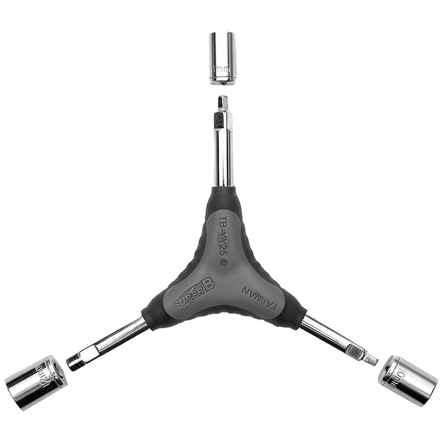 Super-B TB-YY 25 Y Wrench Box 8, 10 12mm, Hex 4, 5, 6mm