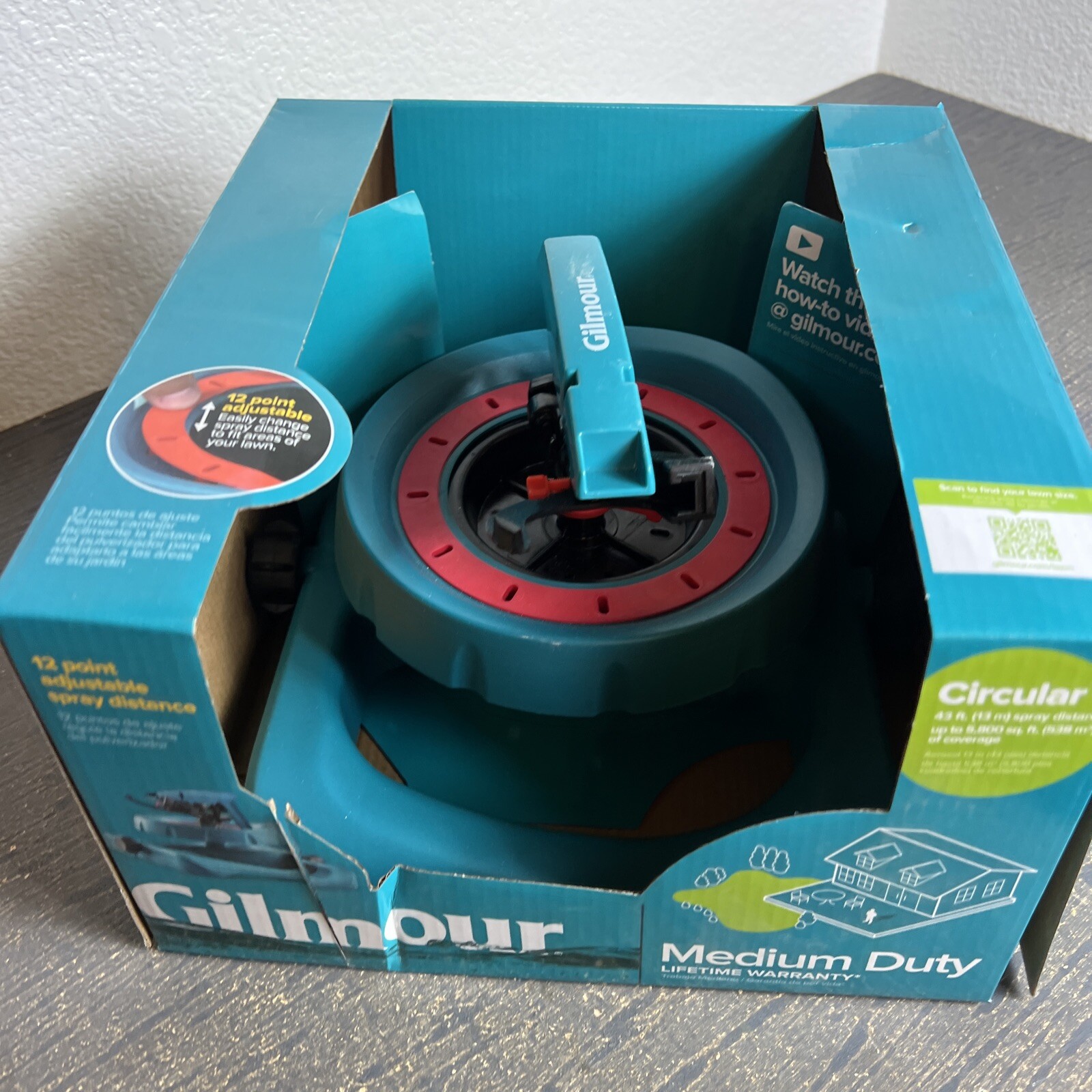Gilmour 819603-1001 196SPB Impulse Polymer Sled Base Medium Duty Adjustable