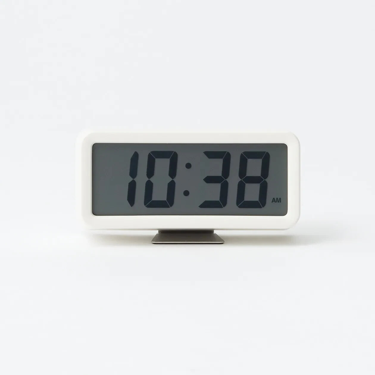 MUJI Digital Clock Small with Alarm Function White MJ-DCSW1