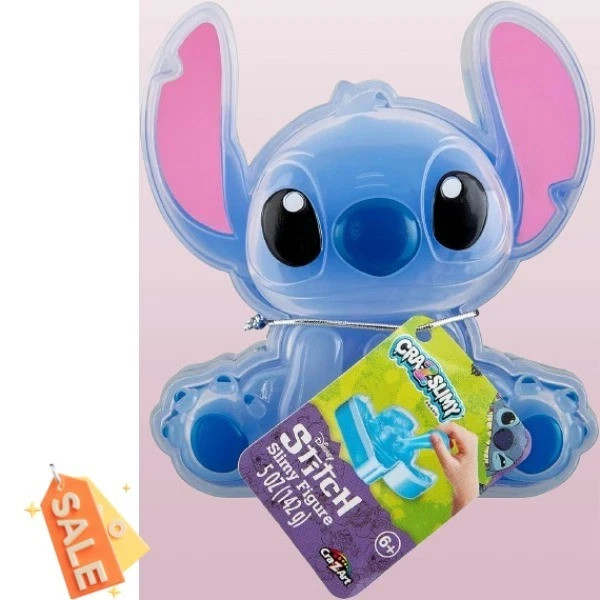 CRA-Z-Slimy Stitch Slime Toy- Glossy, Stretchy, Super Soft, Smooth Blue new