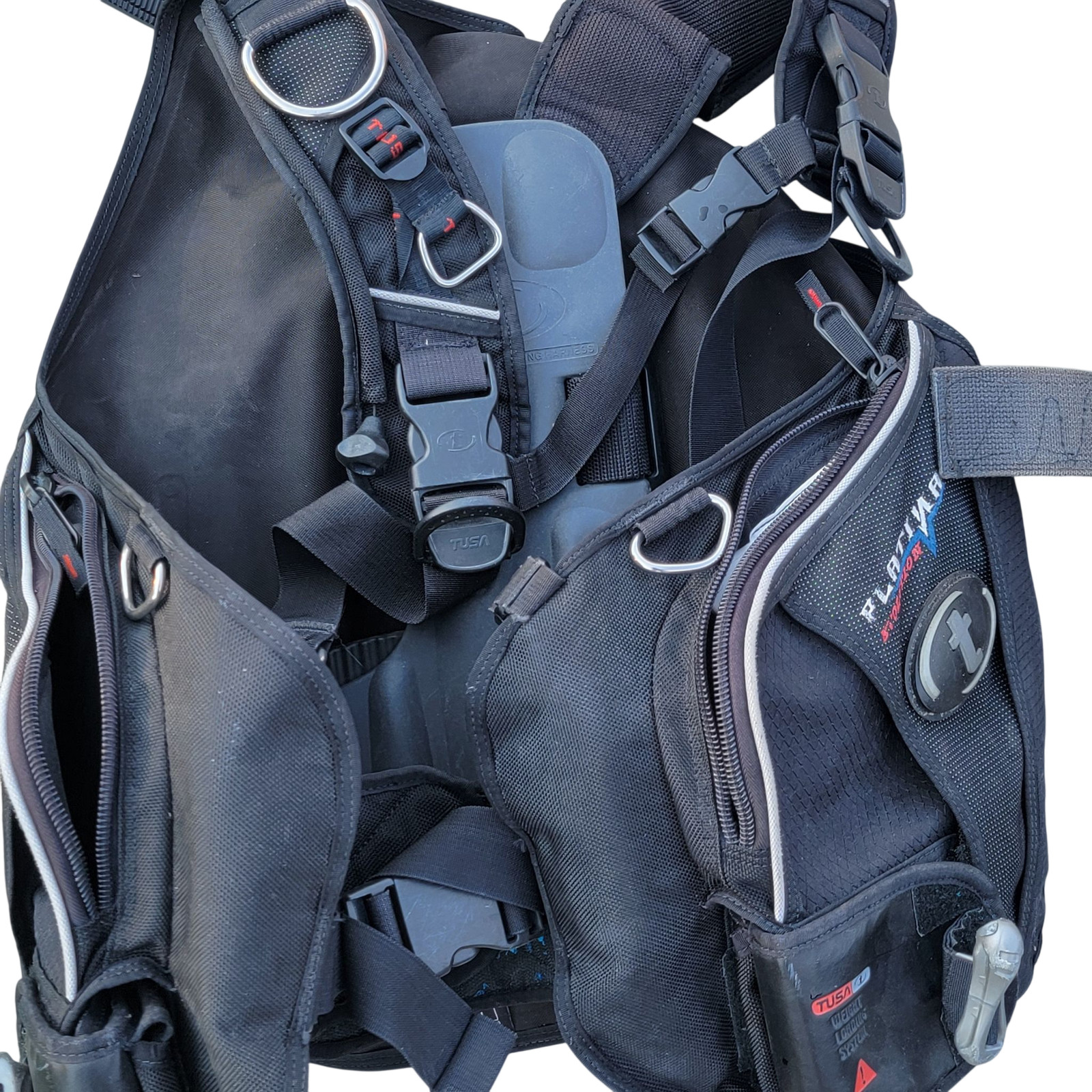 TUSA BCD Jacket Unisex Medium BCJ-3800 Dive Buoyancy Compensator Vest Weight