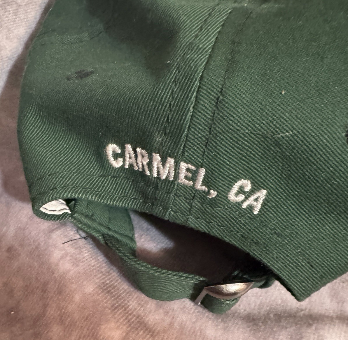 Carmel CA Bobwhite Quail Golf Baseball Adjustable Strap Cap Hat Pukka